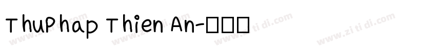 ThuPhap Thien An字体转换